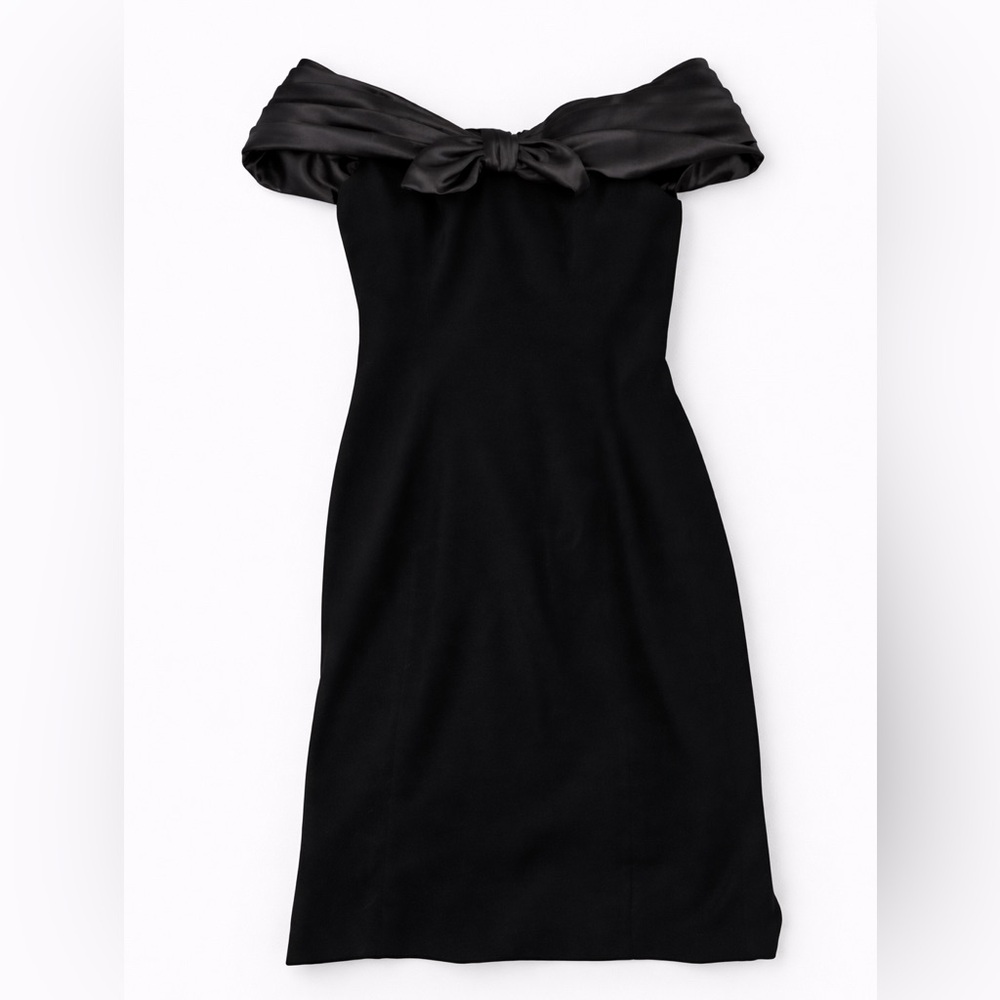 Elegant Black Off-Shoulder Dress